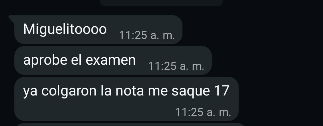 Captura de testimonio real de WhatsApp 2